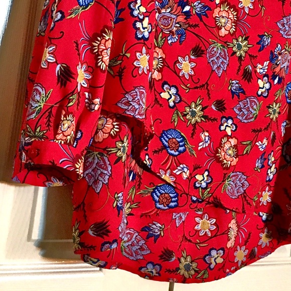 CHELSEA & THEODORE Floral Blouse—SIZE XXL - Picture 5 of 7